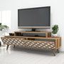 Hanah Home Soporte para TV City - Nogal, Crema